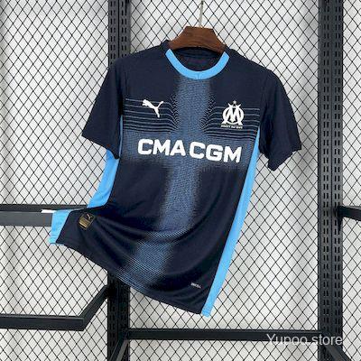 Camiseta de fútbol Marseille 2025/26 VISITANTE MANGA CORTA VERSION FAN